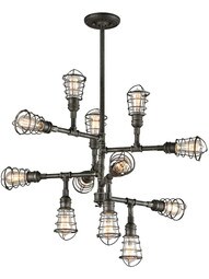 Conduit 12-Light Chandelier